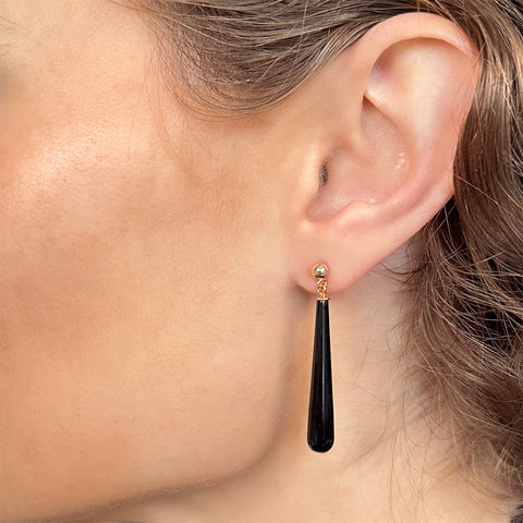 Onyx Swing Earrings