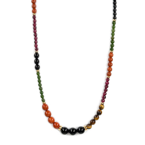 Multicolor Patchwork Necklace