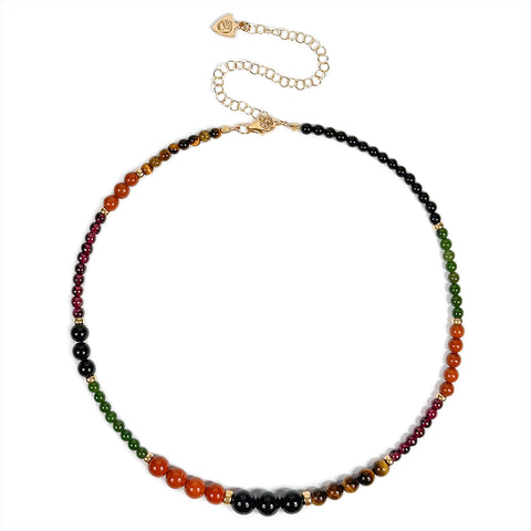 Multicolor Patchwork Necklace