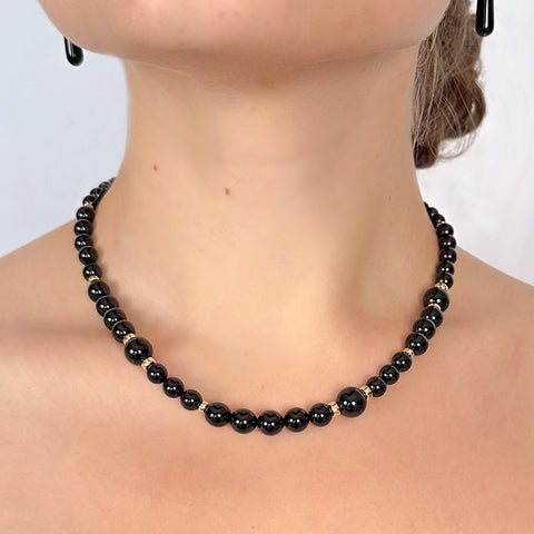 Black Onyx Balance Necklace