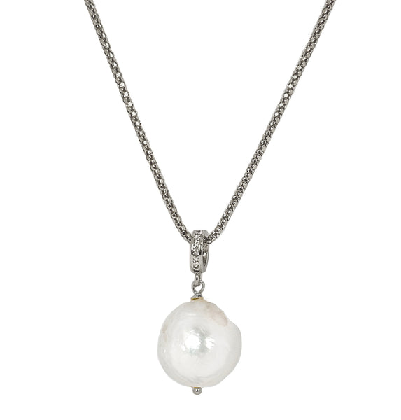 Elodie Baroque Pearl Pendant