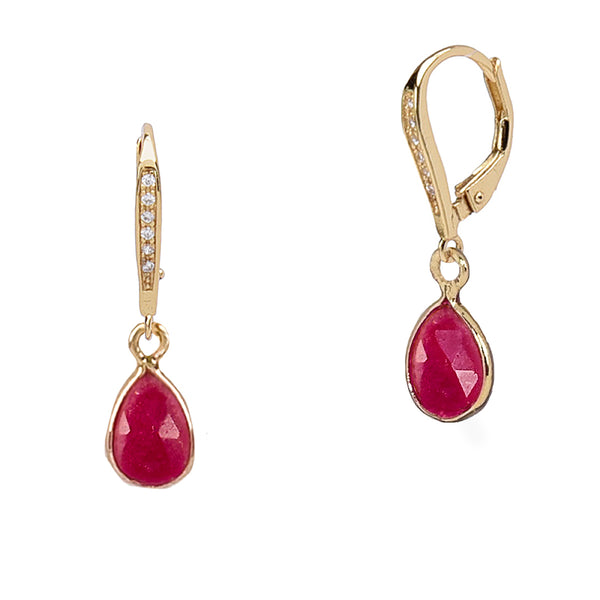 Ruby Romance Earrings