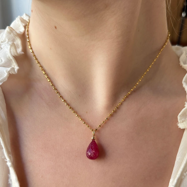 Radiant Ruby Pendant