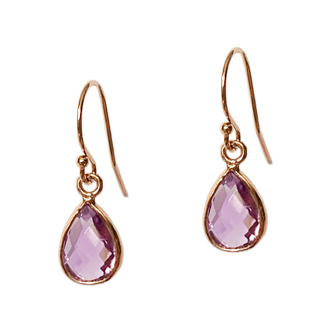 Amethyst Love Language Earrings