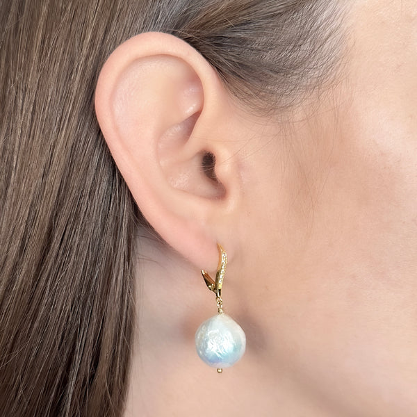 Elodie Baroque Pearl Earrings