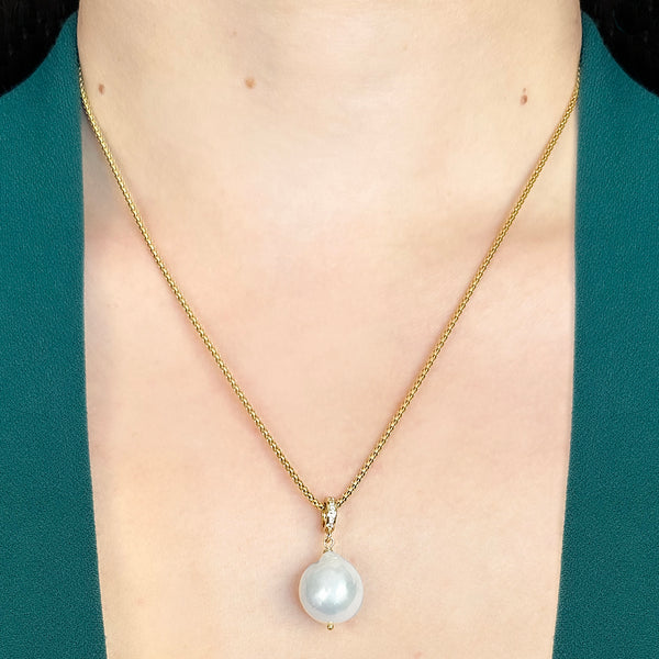 Elodie Baroque Pearl Pendant