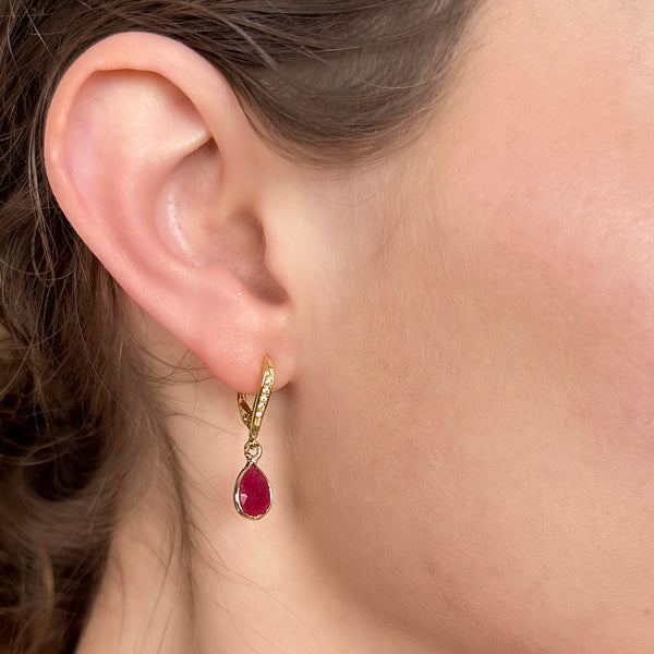 Ruby Romance Earrings