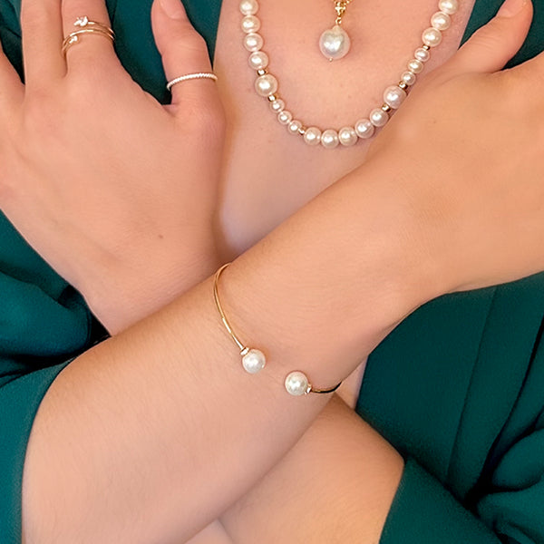 Double Pearl Cuff