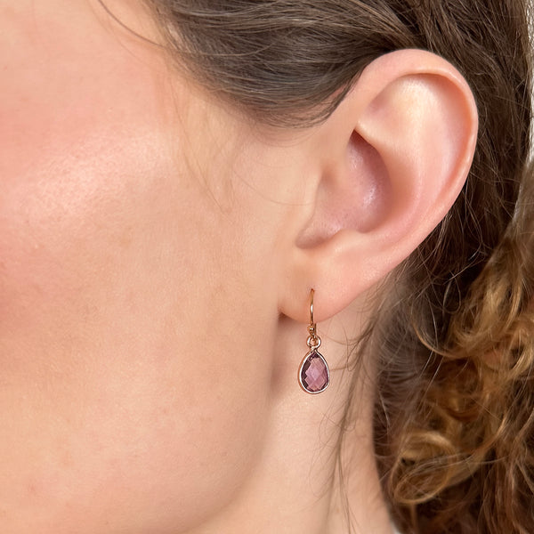 Amethyst Love Language Earrings